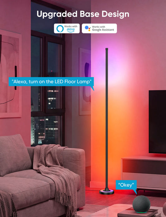 APPECK RGBW Smart Corner Floor Lamp
