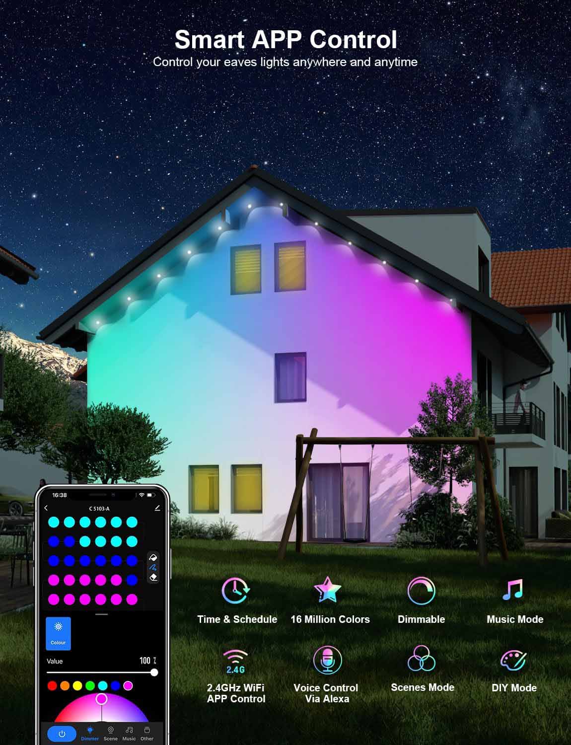 Appeck-PermanentOutdoorLights-Control
