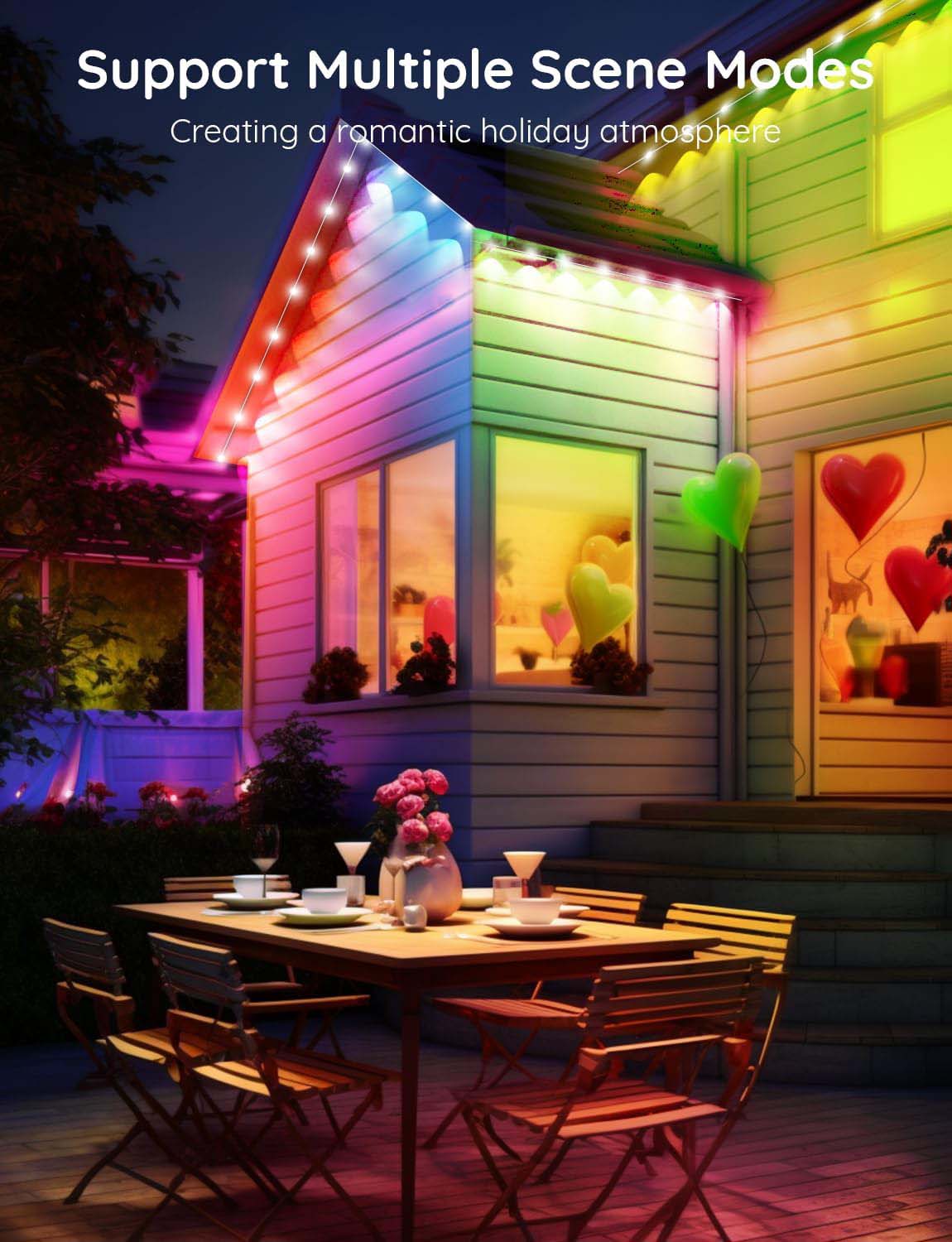 Appeck-PermanentOutdoorLights-Modes