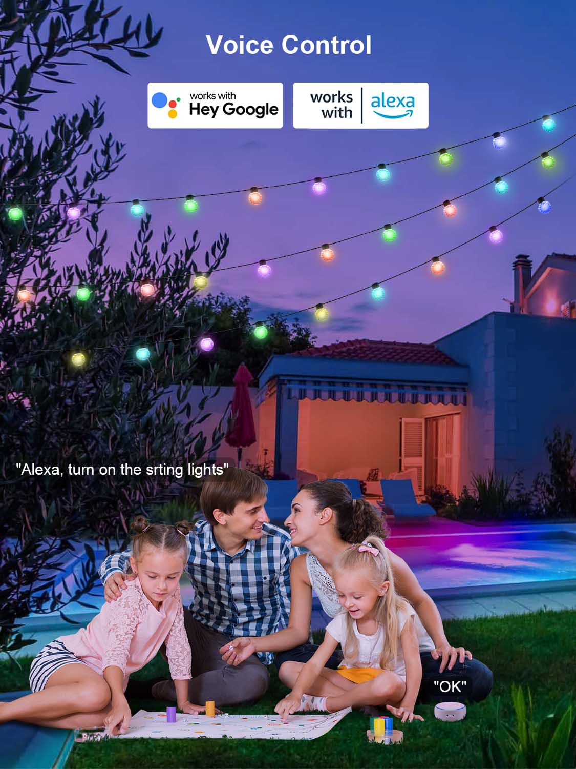 AppeckOutdoorStringLights-Voicecontrol