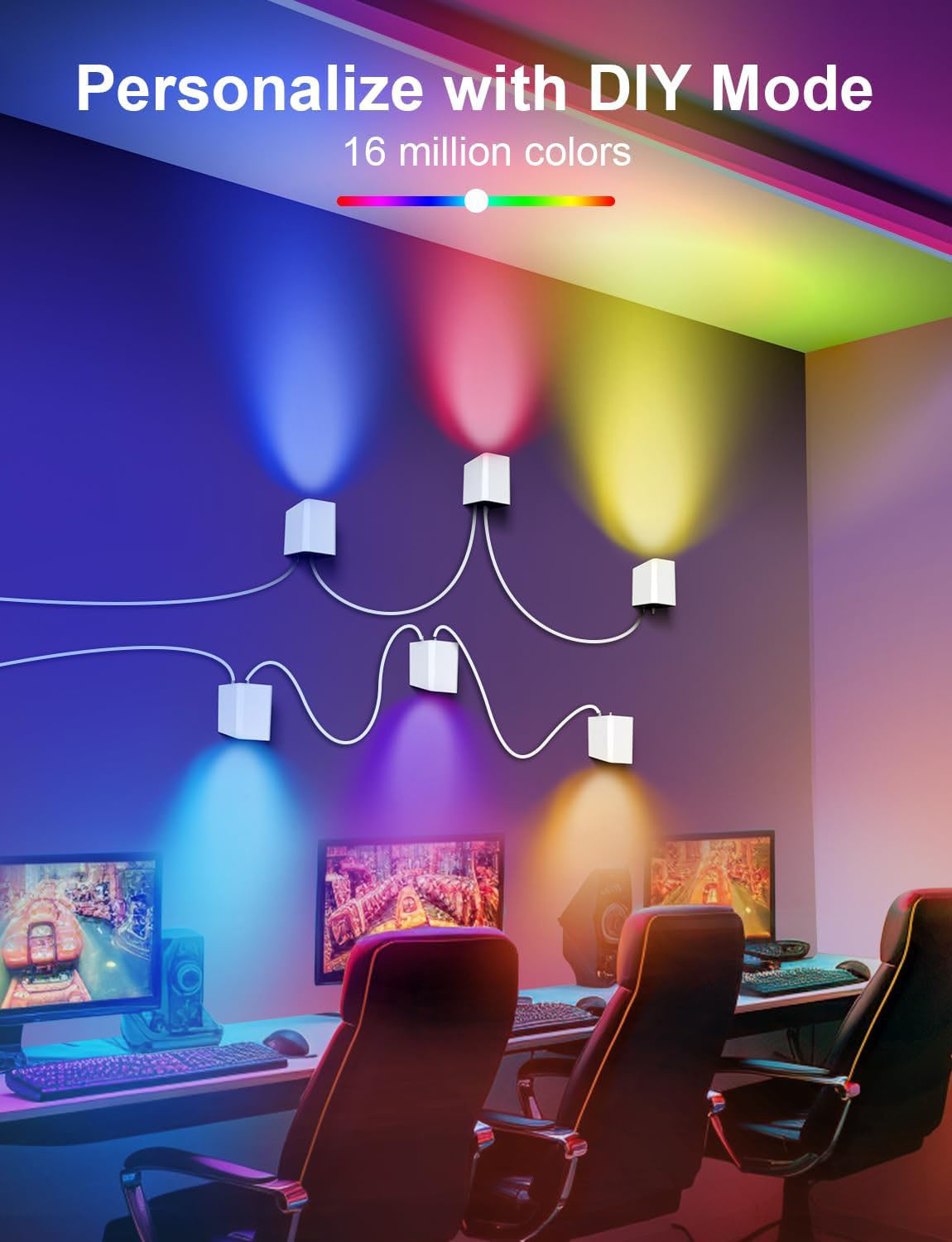AppeckRGBCWCubeWallSconces-Diy