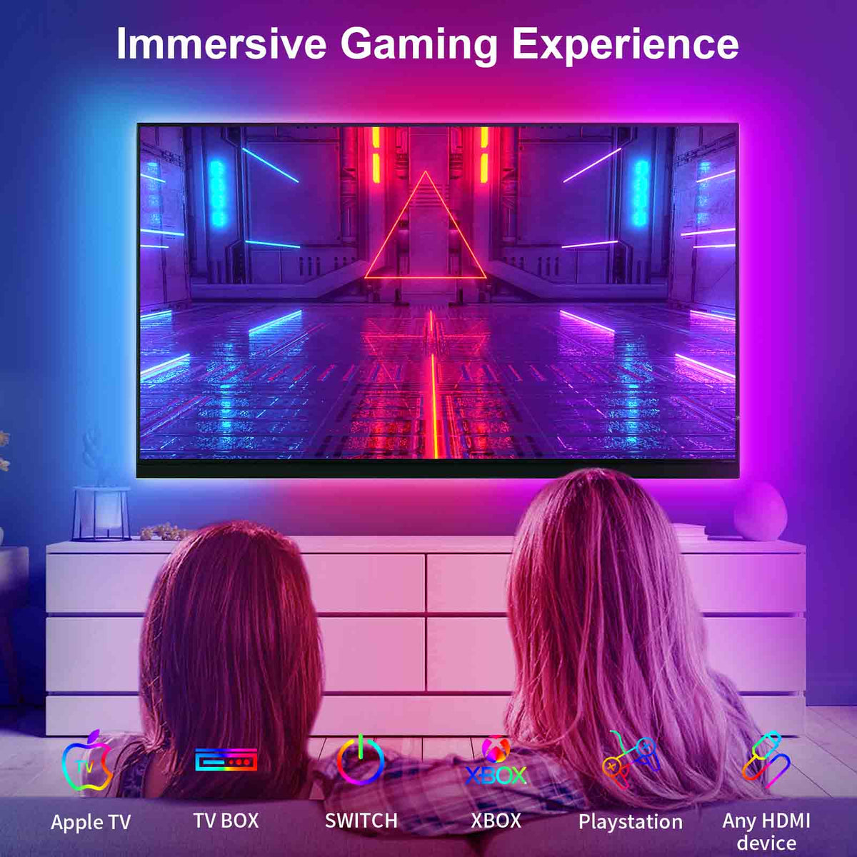APPECK TV Immersion LED Backlight-Gamming