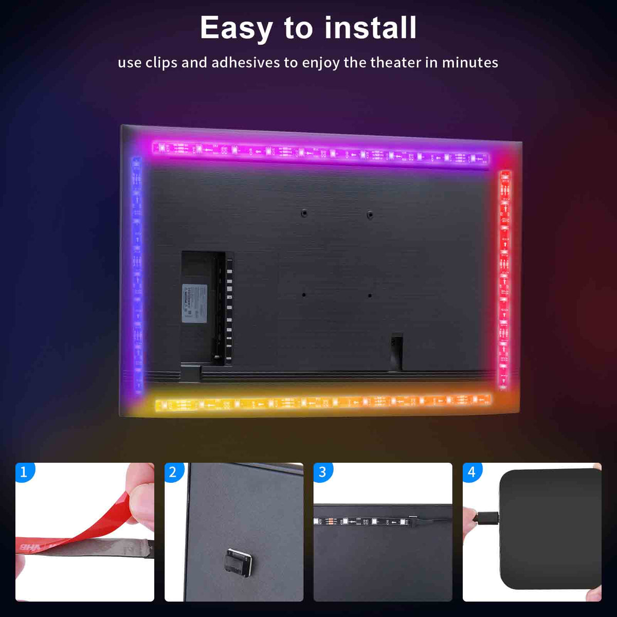 APPECK TV Immersion LED Backlight-Install