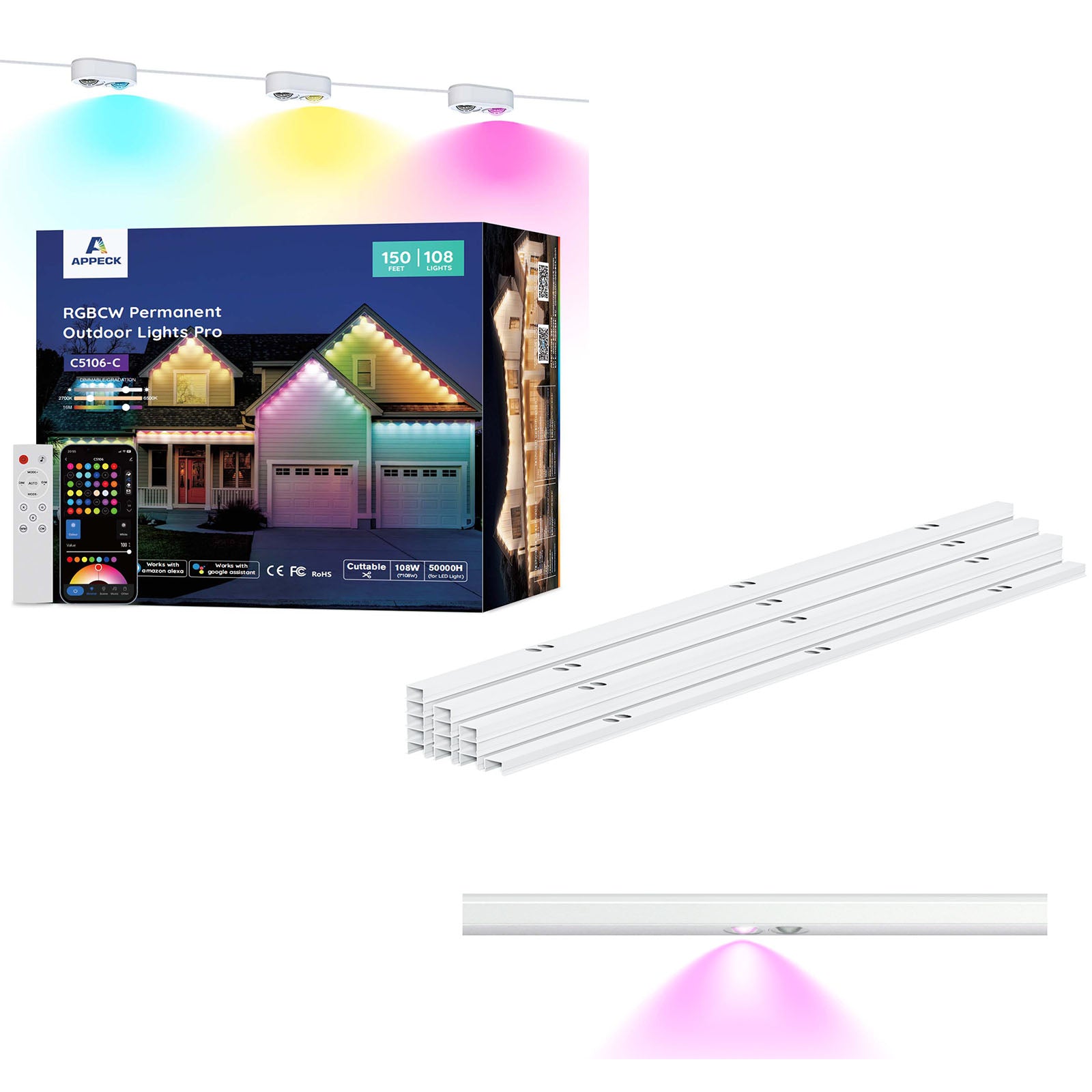 APPECK Permanent Outdoor Lights Pro