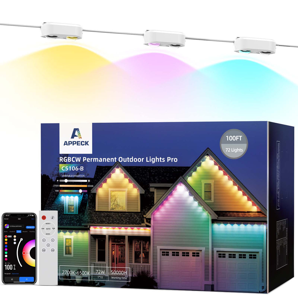 APPECK Permanent Outdoor Lights Pro