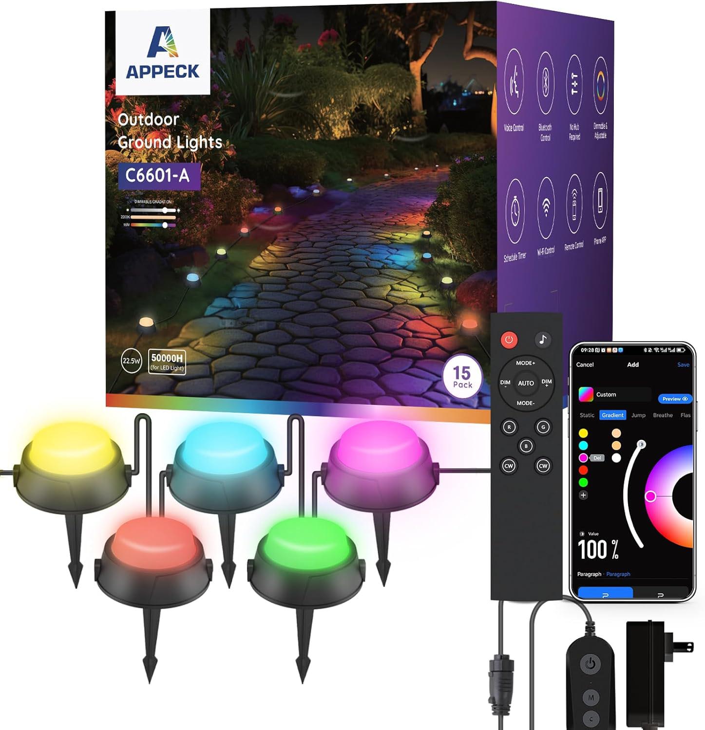 APPECK Outdoor Ground Lights