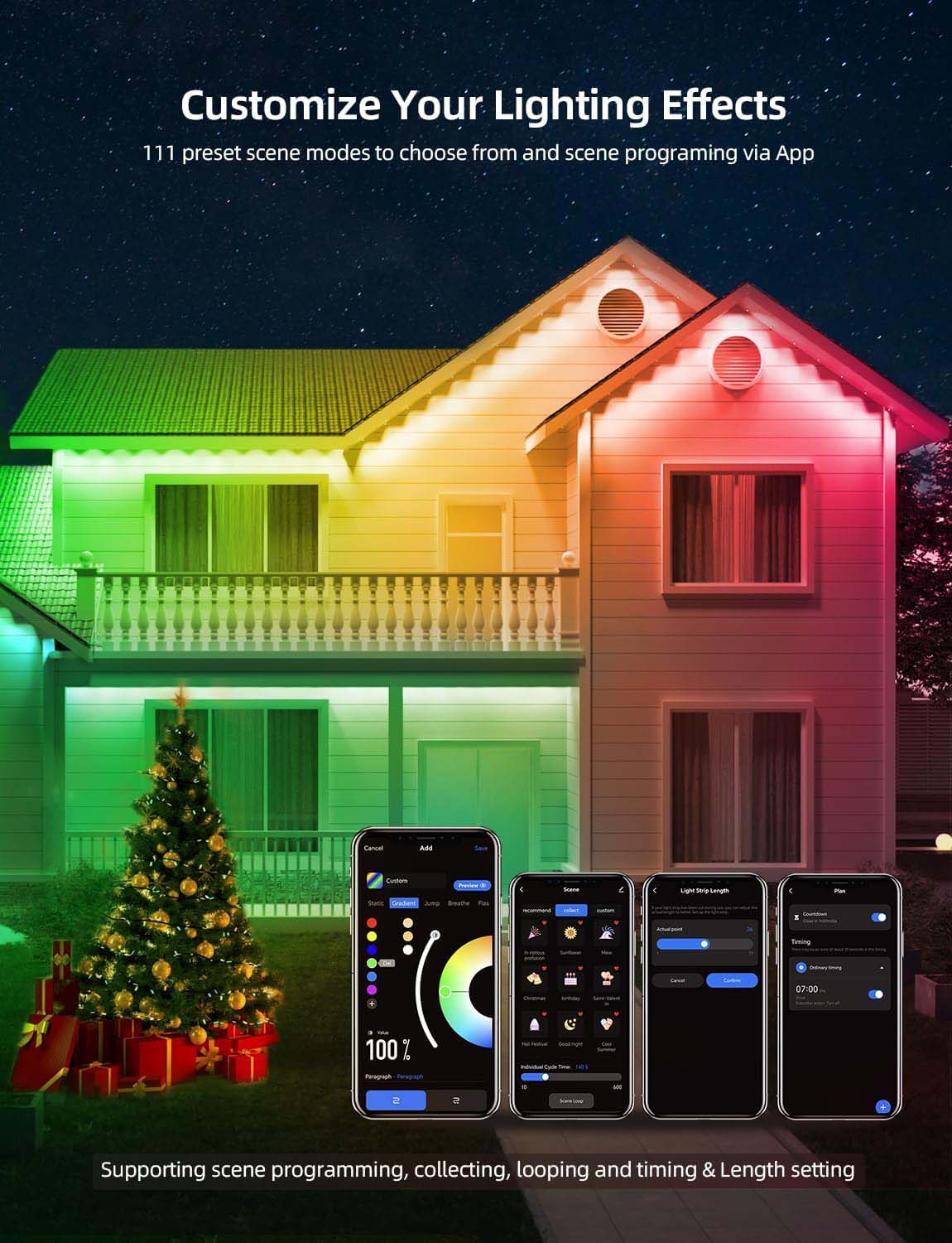 Appeck RGBW Permanent Outdoor Lights