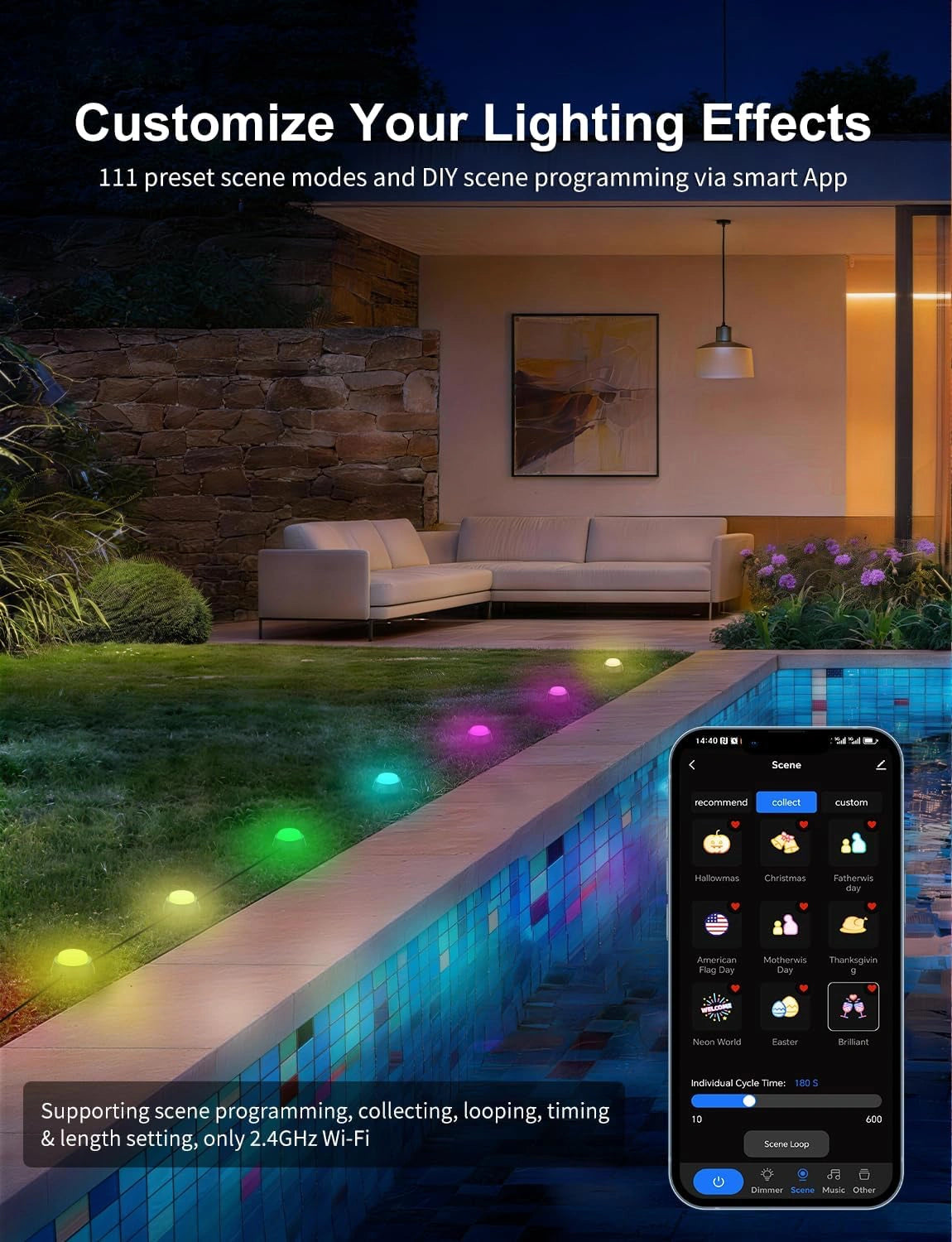 APPECK_Outdoor_Ground_Lights_Customize_Lighting_Effects