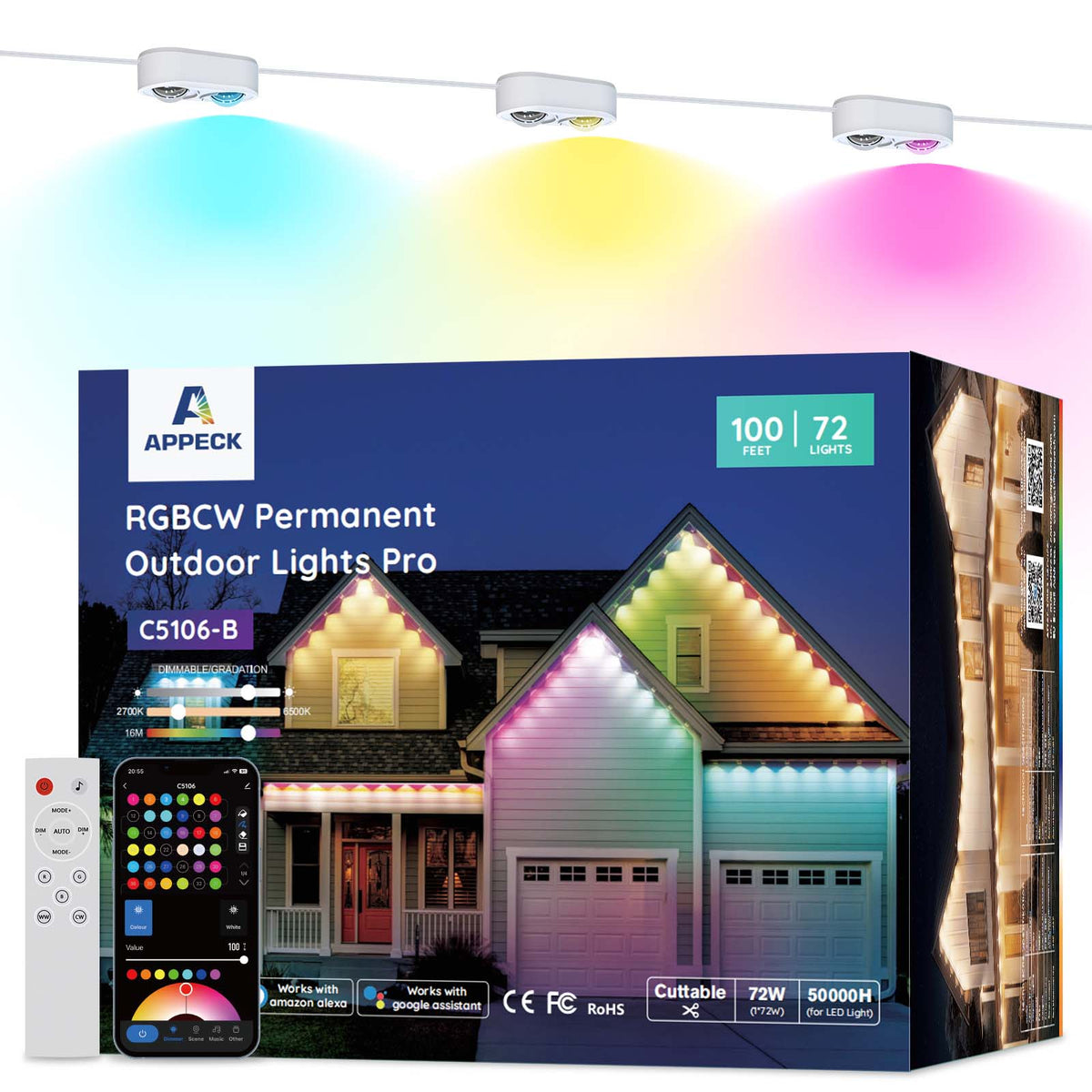 APPECK_Permanent_Outdoor_Lights_Pro-C5106-BW