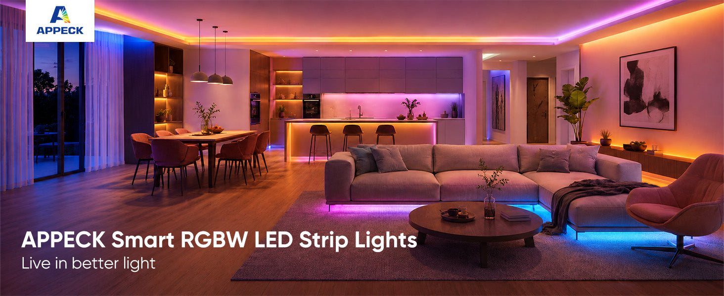 APPECK Smart RGBW LED Strip Light Product Banner