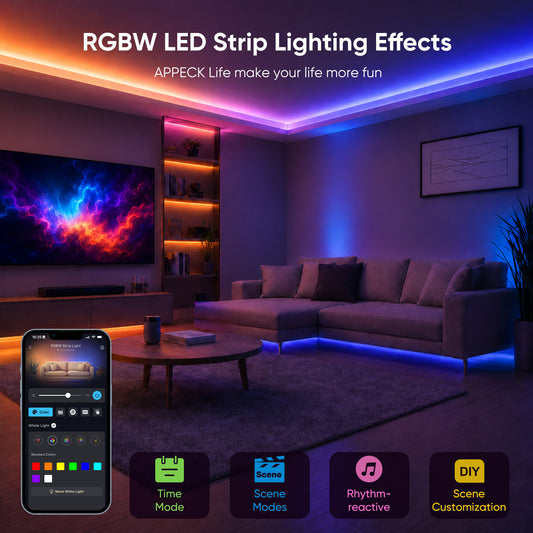 APPECK Smart RGBW LED Strip Lights