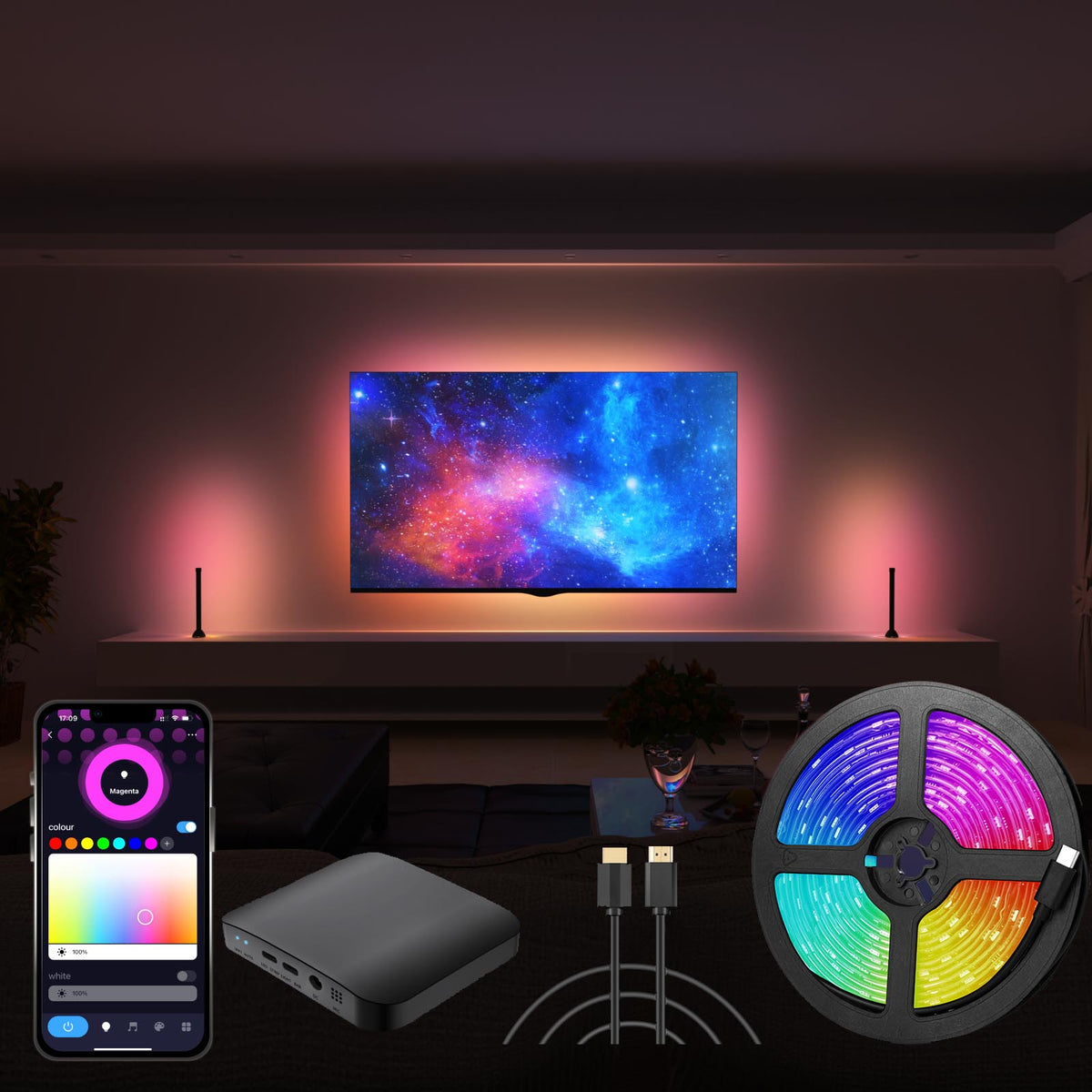 Enhance Your Home Entertainment Experience with Appeck TV LED Backlight ...