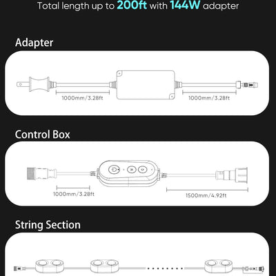 Appeck Permanent Outdoor Lights Pro-Size